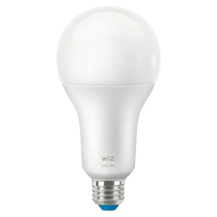 Philips Wiz Smart-LED-Lampe - E27, Dimmbar, RGBW, 18,5 W, 1 Stk. - Intelligente LED-Lampe von Wiz Colors für stimmungsvolle Beleuchtung. Vielseitig, farbenfroh und einfach zu steuern.