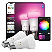 Philips Hue Smart-LED-Lampen Set White and Color 1100 matter (E27, Dimmbar, RGB, 1 100 lm, 8,1 W, 2 Stk.) | BAUHAUS