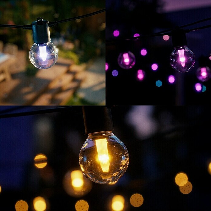 Philips Hue Led-feestverlichting Festavia 14 m (14 m, Aantal lichtbronnen: 20 st.) | BAUHAUS