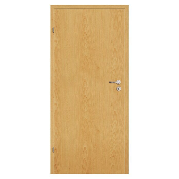 Zimmertür (985 x 1.985 mm, DIN Anschlag: Links, Buche, Mittellage: Wabe)