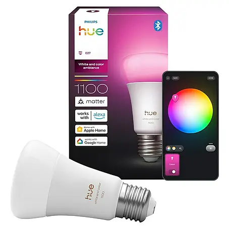Philips Hue Smart-LED-Lampe White and Color 1100 matter