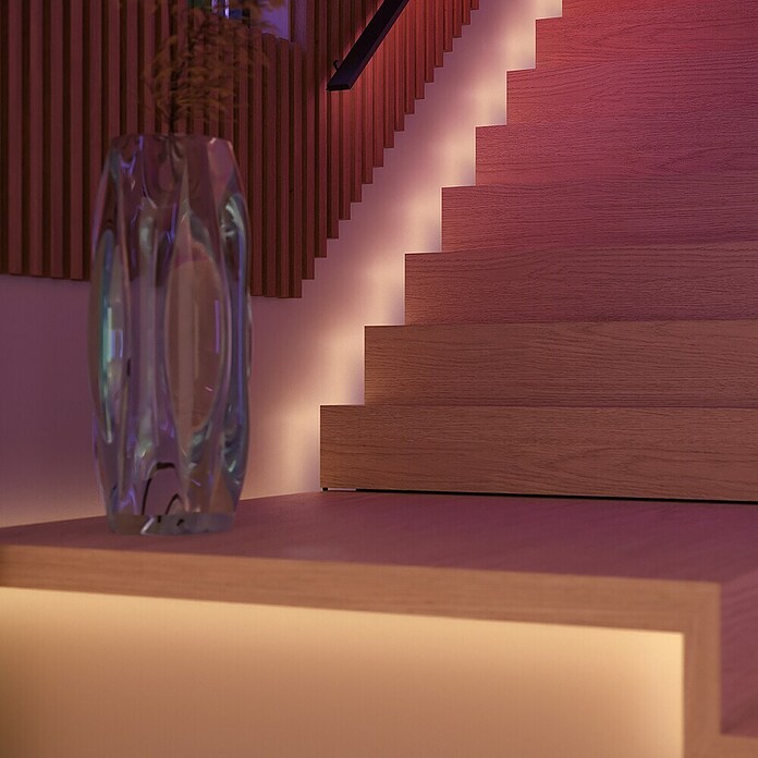 Philips Hue Ledstrips White and Color Gradient Base Kit Flux (Lengte: 6 m, Lichtkleur: RGBW, 2.000 lm, 20 W) | BAUHAUS
