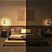 Philips Hue Bombilla LED inteligente Hue Essential (E27, Intensidad regulable, RGBW, 806 lm, 8 W, 1 ud.) | BAUHAUS