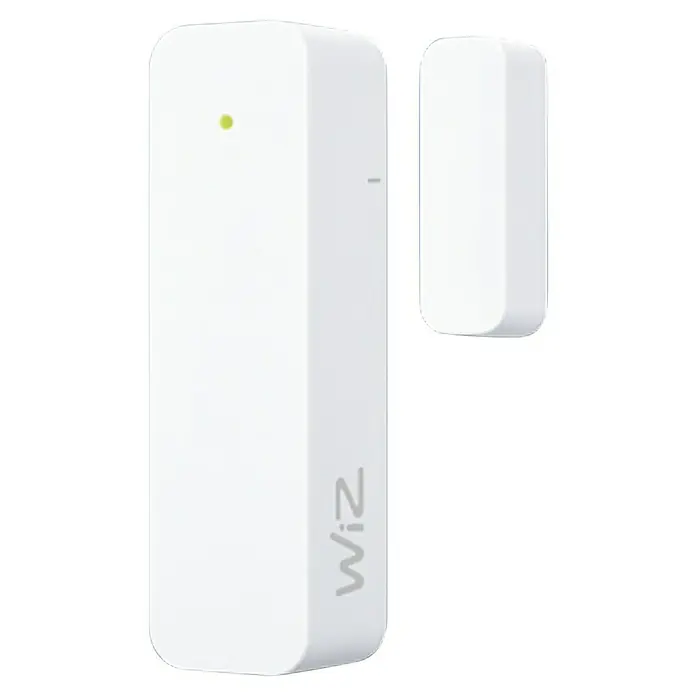 Philips Wiz Funk-Fensterkontakt - Weiß, 2,25 x 2,25 x 7,65 cm, 1 Stk. - Weißer WiZ-Sensor zur Überwachung von Tür- und Fensteröffnungen, der das Smart Home-System ergänzt und mehr Sicherheit bietet.