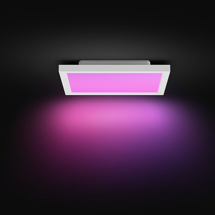 Philips Hue LED-Panel White & Color Ambiance Surimu (24,8 W, L x B x H: 30 x 30 x 4,6 cm, Weiß, Opal, RGBW) | BAUHAUS
