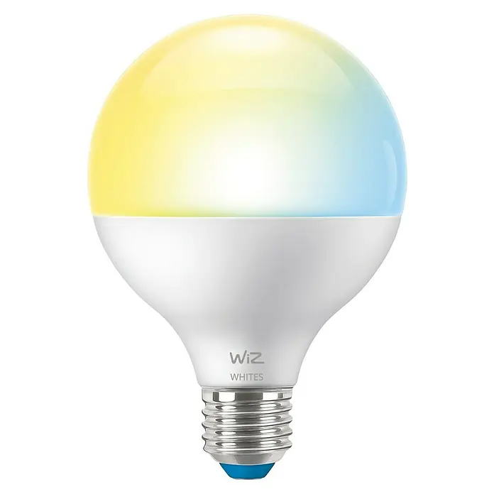 Philips Wiz Smart-LED-Lampe matter - E27, Dimmbar, Neutralweiß, 1.055 lm, 11 W, 1 Stk. - Eine WiZ Whites Smart Glühbirne mit variablem Weißton und E27 Fassung, ideal für stimmungsvolle Beleuchtung im ganzen Haus.