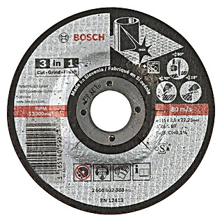 Bosch Professional Trennscheibe A 46 S BF (Durchmesser Scheibe: 115 mm, Stärke Scheibe: 2,5 mm)