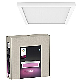 Philips Hue LED-Panel White & Color Ambiance Surimu (24,8 W, L x B x H: 30 x 30 x 4,6 cm, Weiß, Opal, RGBW)