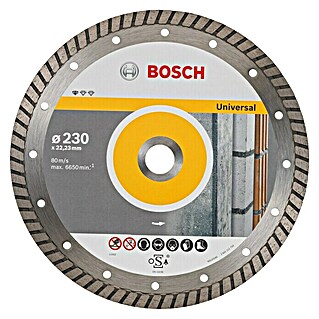 Bosch Professional Diamantdoorslijpschijf Standard Universal Turbo (Schijfdiameter: 230 mm, Geschikt voor: Bouwmaterialen)
