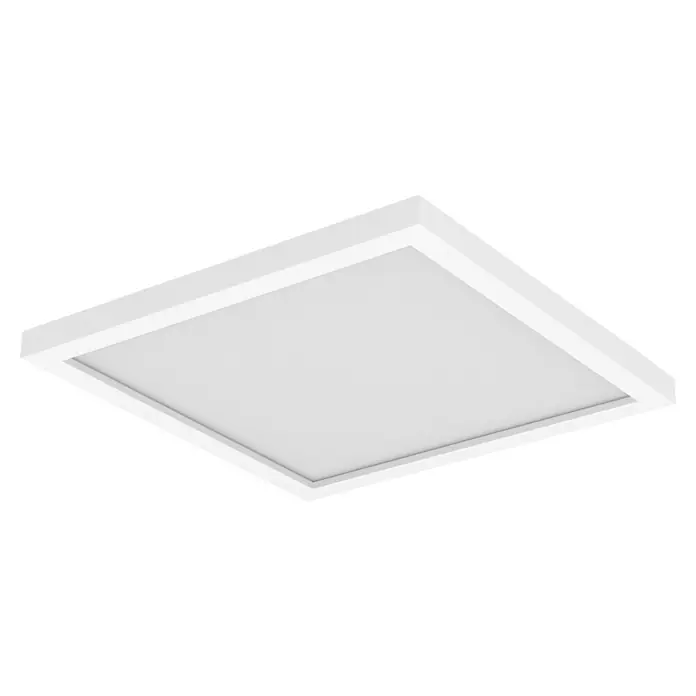 Philips Hue LED-Panel White & Color Ambiance Surimu - Neue Generation - 24,8 W, L x B x H: 30 x 30 x 4,6 cm, Weiß, Opal, RGBW - Quadratische LED-Deckenleuchte in Weiß, minimalistisch und modern, ideal für Büro- oder Wohnräume. Sorgt für eine helle, gleichmäßige Ausleuchtung.