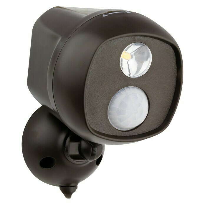Ritter Leuchten LED-Spotstrahler (3 W, Bewegungsmelder, 200 x 110 x 130 mm, Schwarz)