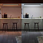 Philips Hue LED-Panel White Ambience Aurelle (39 W, L x B x H: 120 x 30 x 4,6 cm, Schwarz, Warmweiß) | BAUHAUS