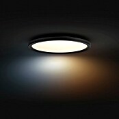 Philips Hue LED-Panel rund White Ambience Aurelle (21 W, Ø x H: 39,5 x 4,7 cm, Schwarz, Schwarz, Warmweiß) | BAUHAUS