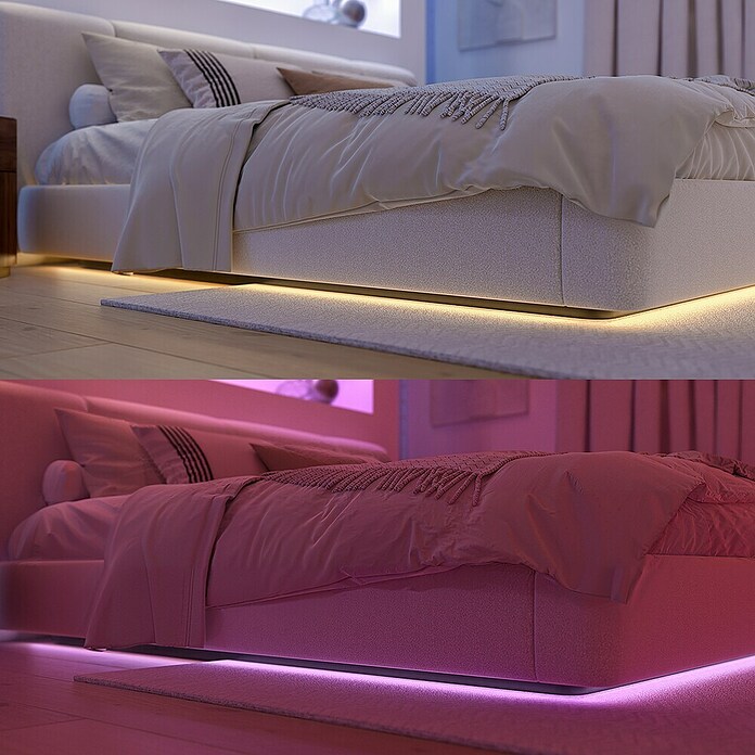 Philips Hue Ledstrips White and Color Gradient Base Kit Flux (Lengte: 6 m, Lichtkleur: RGBW, 2.000 lm, 20 W) | BAUHAUS