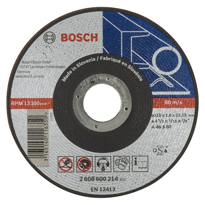 Bosch Professional Trennscheibe Expert for Metal (Durchmesser Scheibe: 115 mm, Geeignet für: Metall)