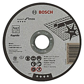 Bosch Professional Trennscheibe (Durchmesser Scheibe: 125 mm, Geeignet für: Edelstahl)