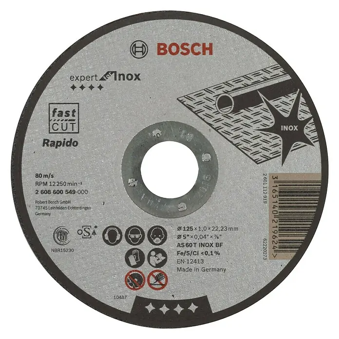 Bosch PRO Trennscheibe Winkelschleifer X-Lock 125 mm gekröpft A 30 S BF