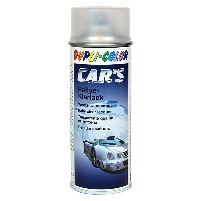 Dupli-Color Klarlack-Spray CAR'S RallyeFarblos, Matt, 400 ml Front View