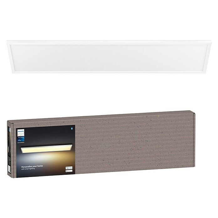 Philips Hue LED-Panel White Ambience Aurelle (19 W, L x B x H: 120 x 30 x 4,8 cm, Weiß, Warmweiß) | BAUHAUS