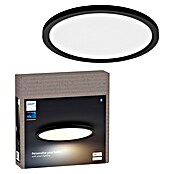 Philips Hue LED-Panel rund White Ambience Aurelle (21 W, Ø x H: 39,5 x 4,7 cm, Schwarz, Schwarz, Warmweiß) | BAUHAUS