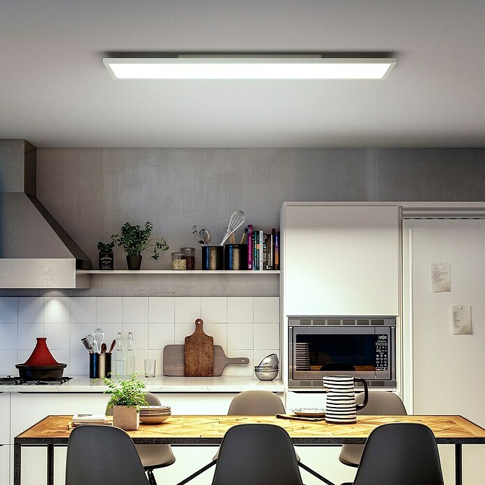 Philips Hue LED-Panel White Ambience Aurelle (19 W, L x B x H: 120 x 30 x 4,8 cm, Weiß, Warmweiß) | BAUHAUS