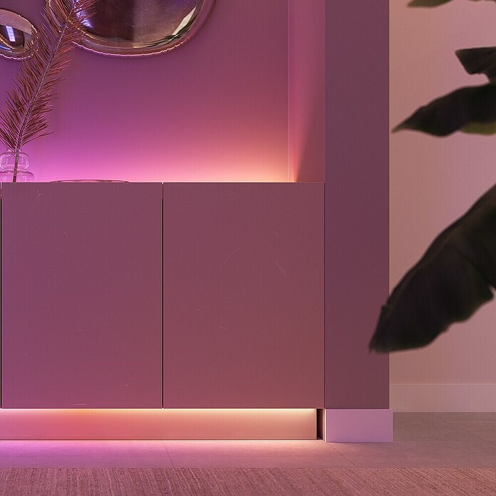 Philips Hue Ledstrips White and Color Gradient Base Kit Flux (Lengte: 6 m, Lichtkleur: RGBW, 2.000 lm, 20 W) | BAUHAUS