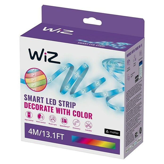 Philips Wiz Smart LED traka  (Duljina: 4 m, RGBW, 6,5 W, 630 lm) | BAUHAUS