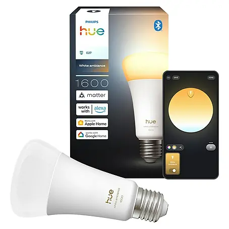 Philips Hue Smart-LED-Lampe White Ambiance 1600 matter