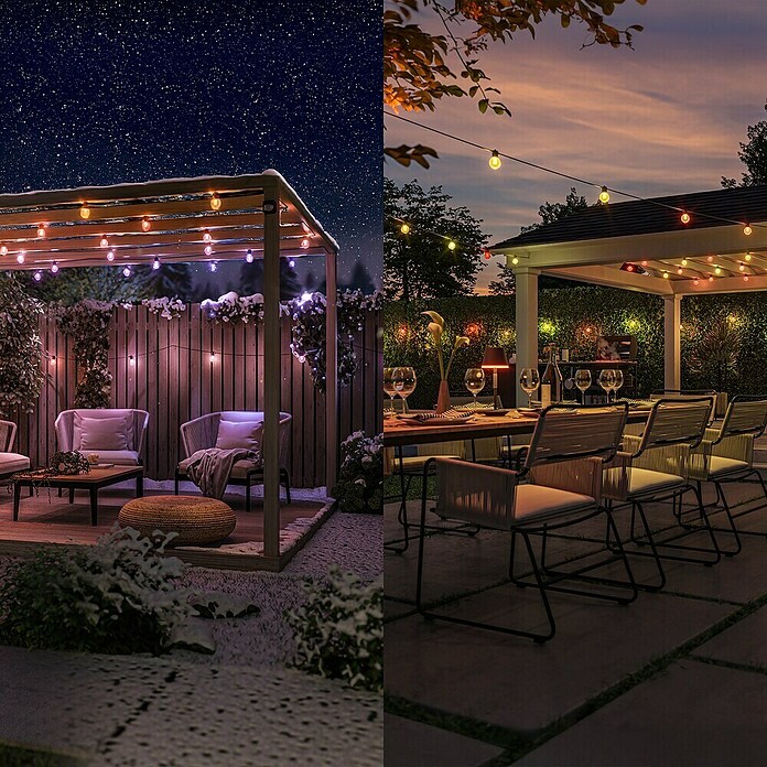 Philips Hue Led-feestverlichting Festavia 7 m (7 m, Aantal lichtbronnen: 10 st.) | BAUHAUS