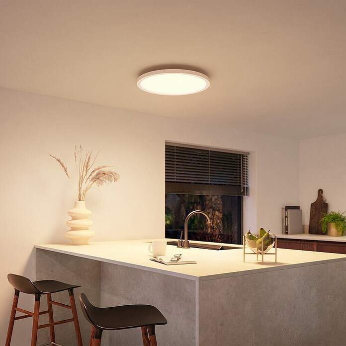 Philips Hue LED-Panel rund White & Color Ambiance Surimu (60 W, Weiß, Opal, RGBW) | BAUHAUS