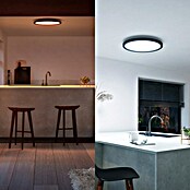 Philips Hue LED-Panel rund White Ambience Aurelle (21 W, Ø x H: 39,5 x 4,7 cm, Schwarz, Schwarz, Warmweiß) | BAUHAUS