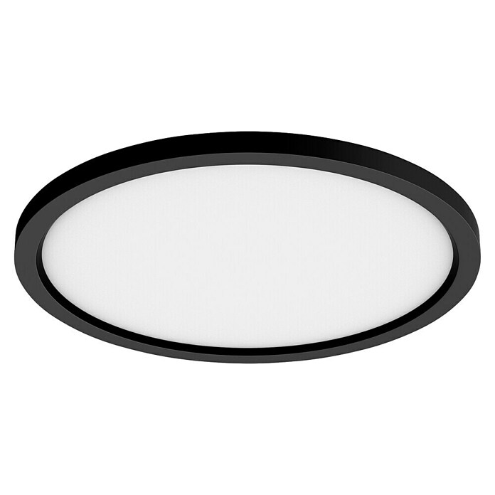Philips Hue LED-Panel rund White Ambience Aurelle (21 W, Ø x H: 39,5 x 4,7 cm, Schwarz, Schwarz, Warmweiß) | BAUHAUS