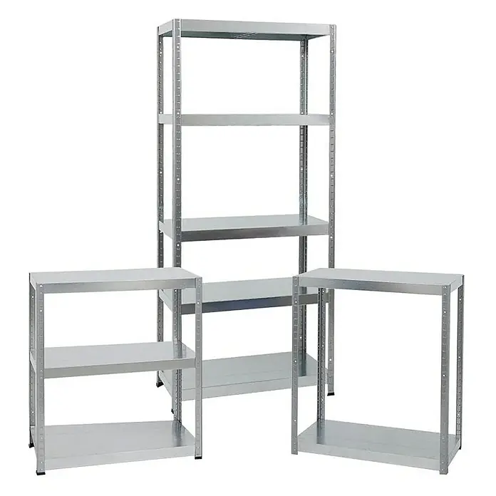 Proregal Metallregal Mega Deal Steel Eagle - Traglast pro Boden: 130 kg, Anzahl Böden: 5 Stk., Stecken, Verzinkt - Metallregale in verschiedenen Größen und Konfigurationen, ideal für Lagerung und Organisation in Werkstatt, Garage oder Keller.
