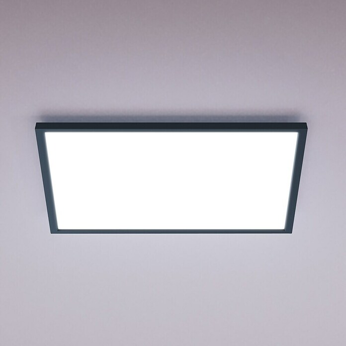 Philips Hue LED-Panel White Ambience Aurelle (39 W, L x B x H: 60 x 60 x 4,6 cm, Schwarz, Warmweiß) | BAUHAUS