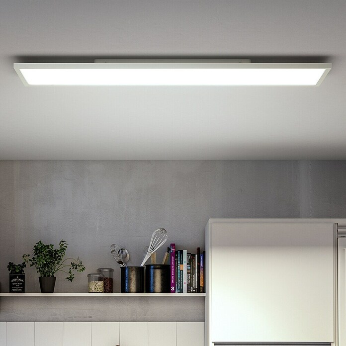 Philips Hue LED-Panel White Ambience Aurelle (19 W, L x B x H: 120 x 30 x 4,8 cm, Weiß, Warmweiß) | BAUHAUS