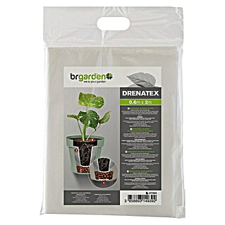 BR Garden Drenažna podlaga Drenatex (0,6 x 2 m, Bela)