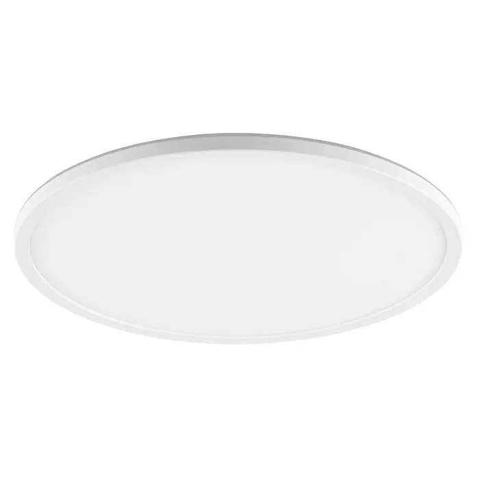 Brilliant LED-Deckenleuchte rund Lunera - 22 W, Ø x H: 42 x 3 cm, Weiß, Warmweiß - Weiße, runde LED-Deckenleuchte für eine helle und moderne Beleuchtung in jedem Raum. Elegantes Design für stilvolle Lichtakzente.