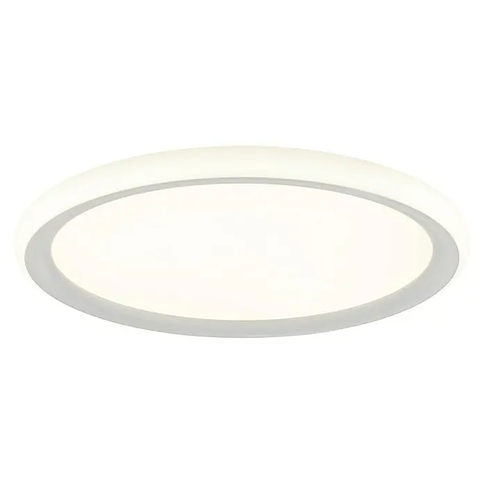 Brilliant LED-Deckenleuchte rund Carlos - 16 W, Ø x H: 30 x 2,9 cm, Weiß, Neutralweiß - Runde Deckenleuchte mit sanftem, hellem Licht. Die moderne Lampe ist ideal für Wohnräume und bietet eine angenehme Atmosphäre.