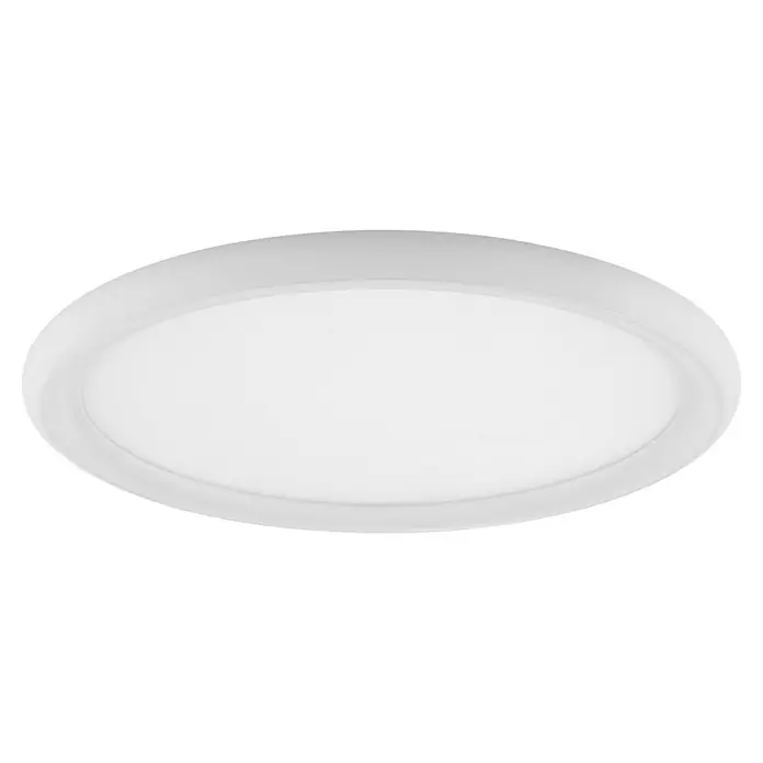 Brilliant LED-Deckenleuchte rund Carlos - 16 W, Ø x H: 30 x 2,9 cm, Weiß, Neutralweiß - Nahtlose LED-Deckenleuchte für eine gleichmäßige Ausleuchtung. Das minimalistische Design passt sich jedem Raum an und sorgt für modernes Ambiente.