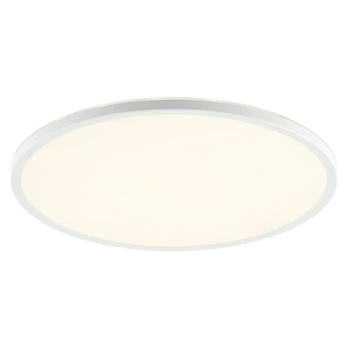 Brilliant LED-Deckenleuchte rund Lunera - 22 W, Ø x H: 42 x 3 cm, Weiß, Warmweiß - Ein schlankes, weißes LED-Panel, ideal für die Deckenmontage, das helles und gleichmäßiges Licht für jeden Raum bietet.