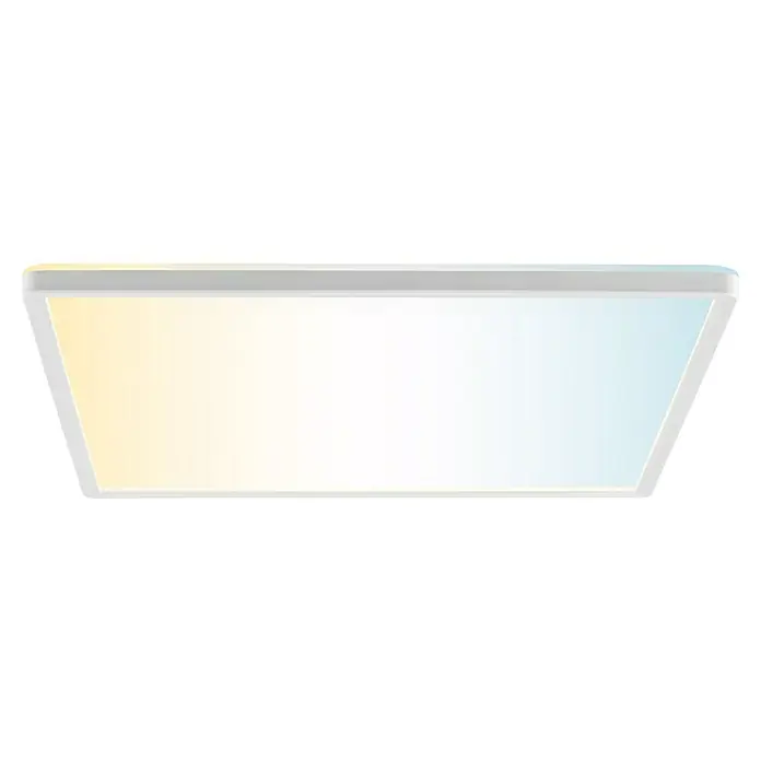 Brilliant LED-Deckenleuchte Lunera - 22 W, L x B x H: 42 x 42 x 2,9 cm, Weiß, Neutralweiß - Deckenleuchte mit weißem Rahmen, die eine moderne und helle Beleuchtung bietet. Ideal für Wohnräume und Büros.