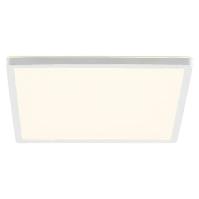 Brilliant LED-Deckenleuchte Lunera - 18 W, L x B x H: 29,3 x 23,9 x 2,9 cm, Weiß, Warmweiß - Deckenleuchte mit quadratischer Form und einem modernen, schlichten Design, ideal für eine gleichmäßige Ausleuchtung von Innenräumen.
