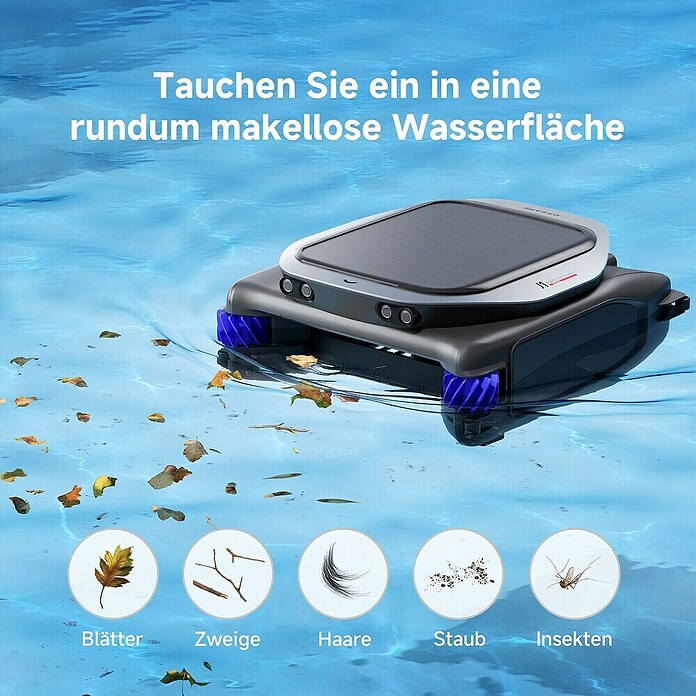 Dreame Robot de piscina J1 (A batería, Piscinas de hasta 300 m² de superficie) | BAUHAUS