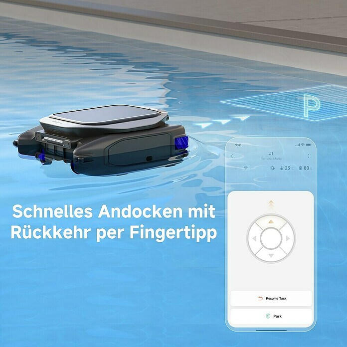 Dreame Robot de piscina J1 (A batería, Piscinas de hasta 300 m² de superficie) | BAUHAUS
