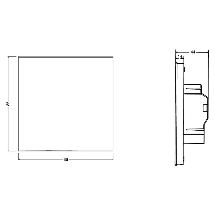 Admiral Set regulatora  (Digital, Područje primjene: Laminat/parket, Grijaća površina: 20 m²) | BAUHAUS