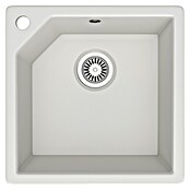 Atron Fregadero encastrable Hamburgo (47,5 x 47,5 cm, Acrílico, Blanco)
