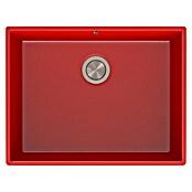Atron Fregadero encastrable Ocean (43,6 x 54,6 cm, Acrílico, Rojo)