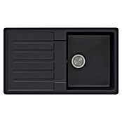Atron Fregadero encastrable Ignis (49,6 x 85 cm, Acrílico, Nero)