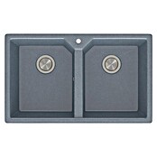 Atron Fregadero encastrable Piros (49,5 x 81,6 cm, Acrílico, Metal)