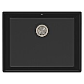 Atron Fregadero encastrable Ocean (43,6 x 54,6 cm, Acrílico, Negro)